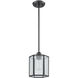 Broadalbin 1 Light 6 inch Oil Rubbed Bronze with Clear Mini Pendant Ceiling Light