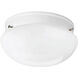 Fitter 1 Light 7 inch White Flush Mount Ceiling Light
