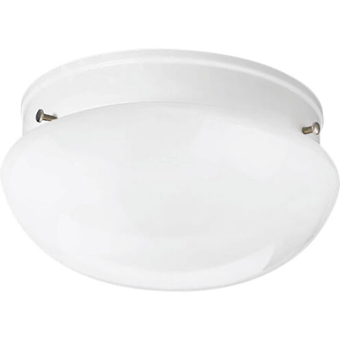Fitter 1 Light 7 inch White Flush Mount Ceiling Light