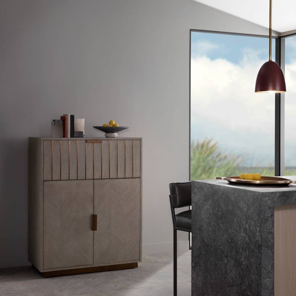 Upton Smoke Cocktail Cabinet