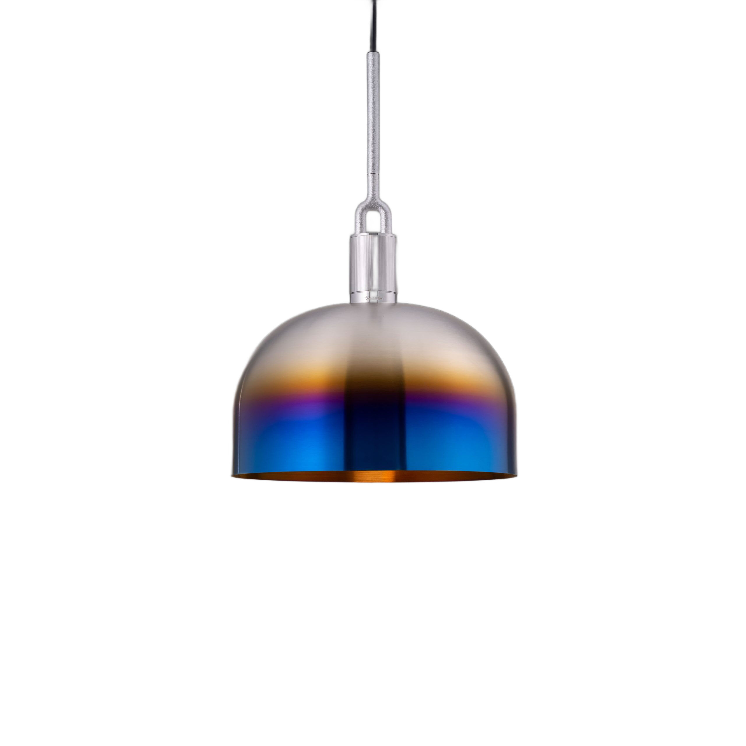 Forked LED 13.39 inch Burnt Steel Pendant Ceiling Light