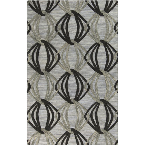 Dream 156 X 108 inch Light Gray, Black, Medium Gray Rug