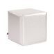 No Tip 17 inch Luxe Mercury Block Ottoman with Cover