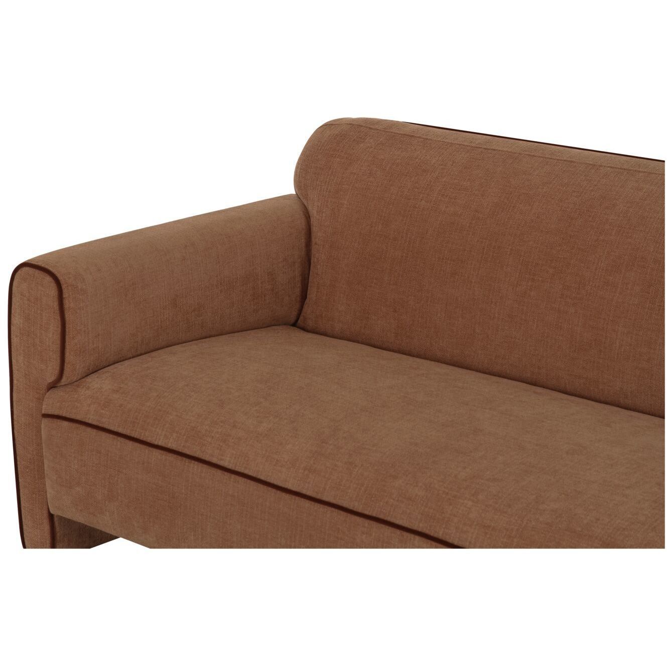 Leo Brown Sofa