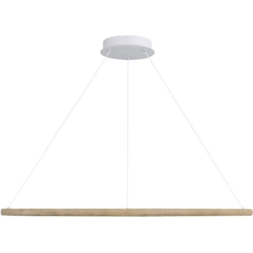 Veritas LED 70.88 inch Walnut Ring Chandelier Ceiling Light