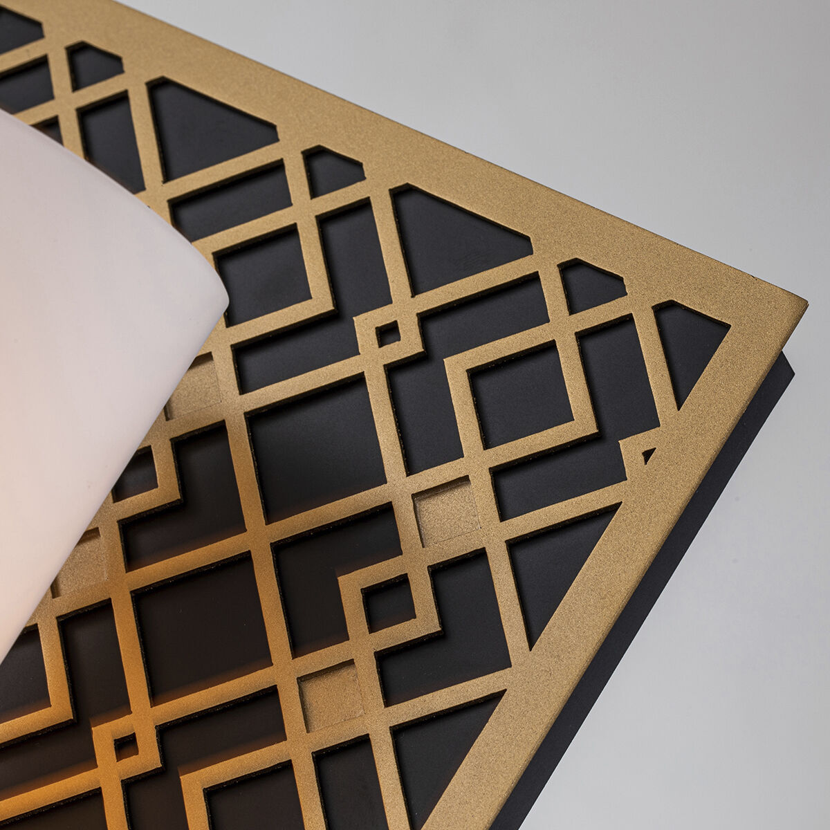 Ziggy 1 Light 6 inch Laquered Gold Bath Bar Wall Light