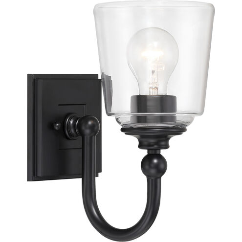 Antonia 1 Light 5.5 inch Coal Black Bath Vanity Light Wall Light