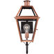 Rue De Royal 1 Light 21 inch Aged Copper Outdoor Wall Lantern 