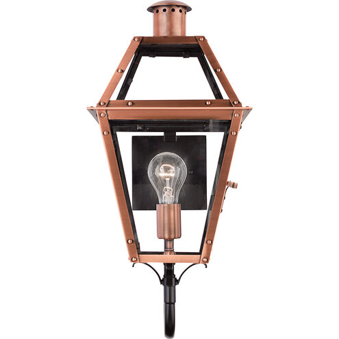 Rue De Royal 1 Light 21 inch Aged Copper Outdoor Wall Lantern