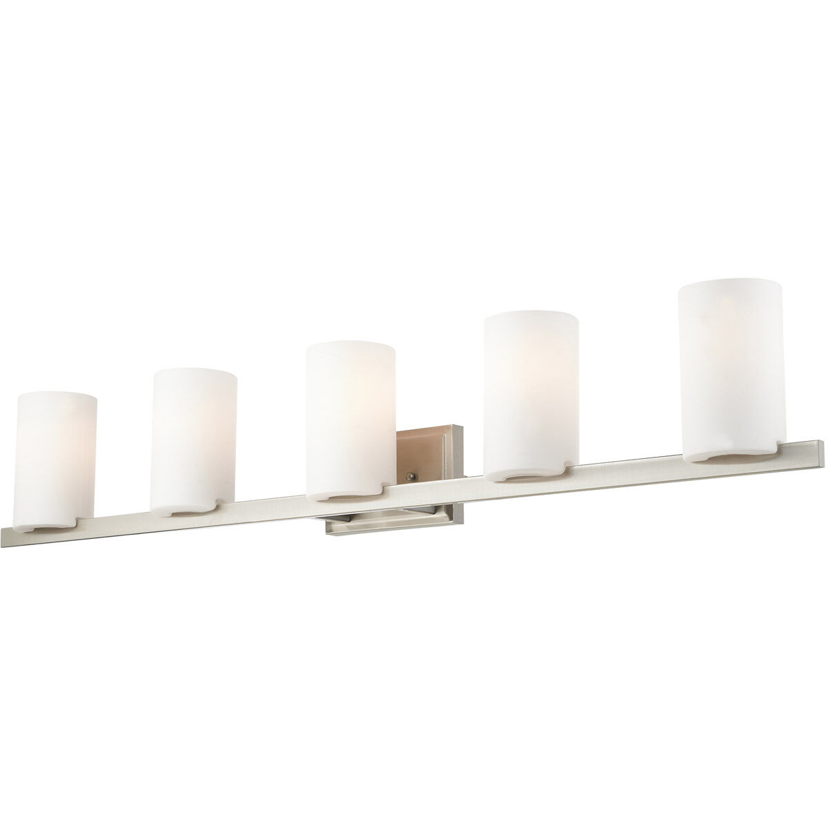 Astoria 5 Light 44 inch Brushed Nickel Bath Vanity Wall Light