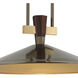 Tenon LED Lacquered Bronze Pendant Ceiling Light