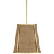 Deauville 1 Light 22 inch Polished Brass Pendant Ceiling Light, Suzanne Duin Collection