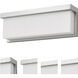 Almeria LED 13.25 inch Brushed Steel Vanity Light Wall Light