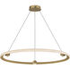 Nodes LED 40 inch Gold Ring Pendant Ceiling Light