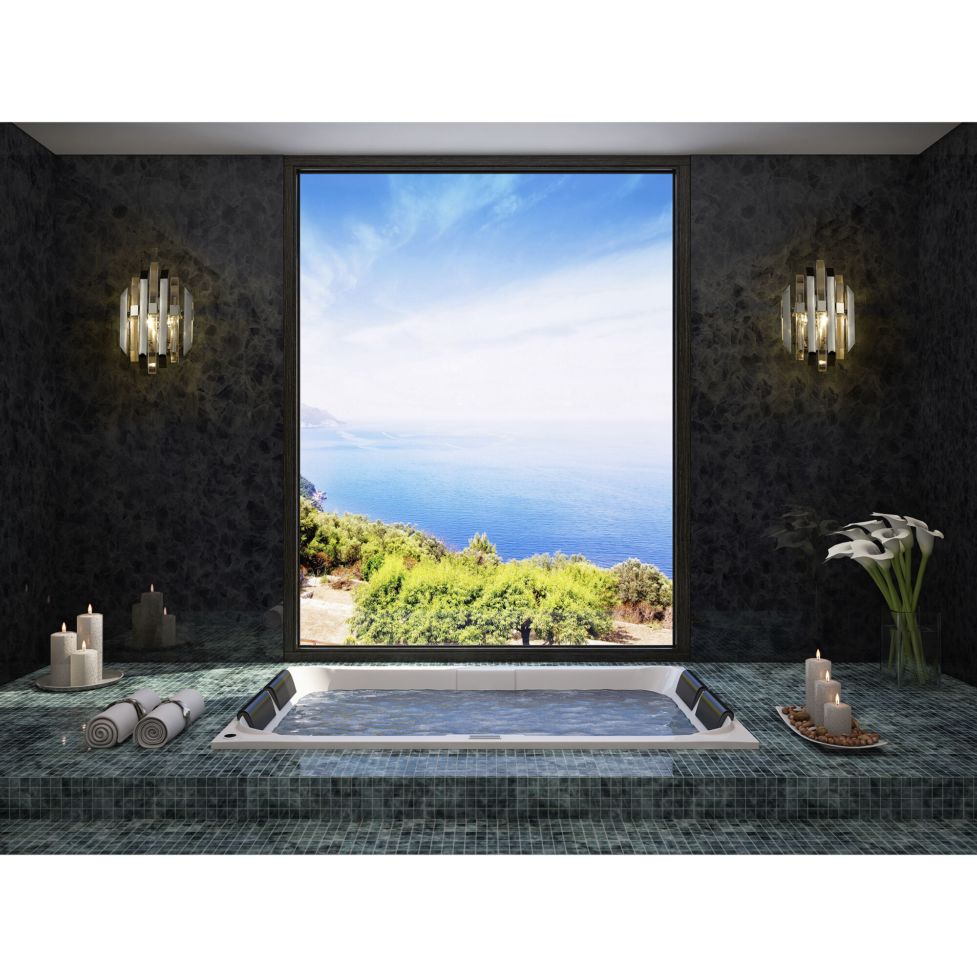 Bova 2 Light 11.5 inch Polished Nickel Wall Sconce Wall Light