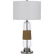 Everett 33 inch 150.00 watt Burlap Table Lamp Portable Light