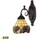 Mix-N-Match Sconce Wall Light in Tiffany 07 Glass, LED