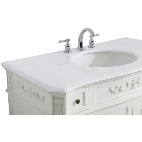 Danville 42 X 21 X 36 inch Antique White Vanity Sink Set