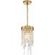 Winfield 1 Light 7 inch Antique Gold Mini Chandelier Ceiling Light
