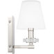 Kelsey Glen 1 Light 5.25 inch Polished Nickel Wall Sconce Wall Light