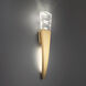 Signature Embrace LED 3.94 inch Aged Brass ADA Wall Sconce Wall Light, Schonbek Signature