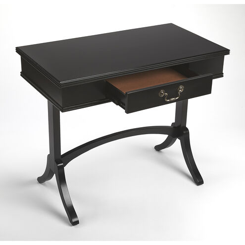 Masterpiece Alta  36 X 20 inch Black Desk & Secretary