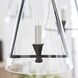C&M by Chapman & Myers Keystone 1 Light 11 inch Aged Iron Pendant Ceiling Light