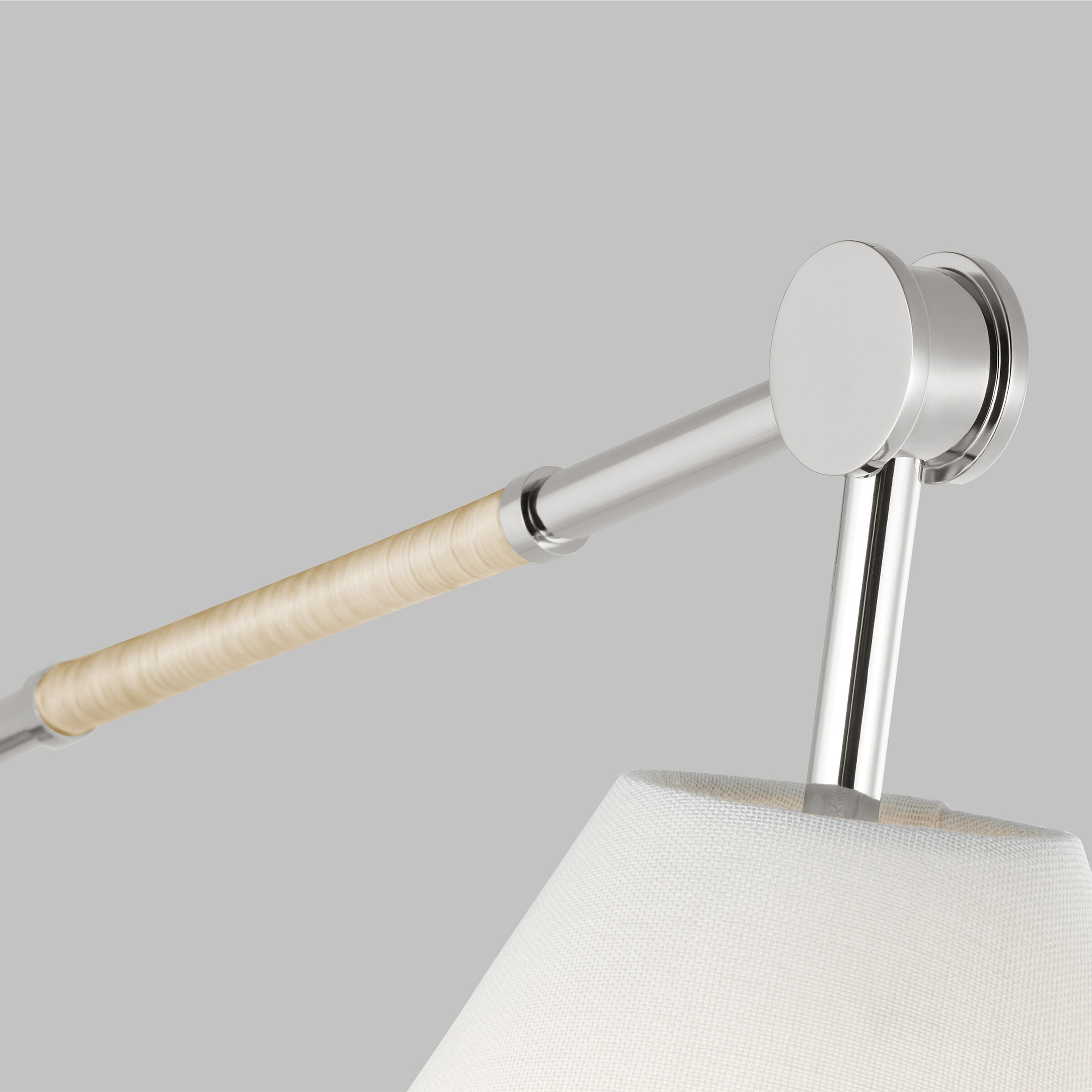 AERIN Remy 21 inch 60 watt Polished Nickel Task Sconce Wall Light