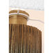 Anne-Marie Barton Fumar 29 inch 15.00 watt Ridged Tombac Table Lamp Portable Light