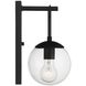 Farmhouse Outdoor Wall Lantern in Black