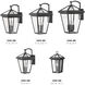 Open Air Alford Place LED 12 inch Museum Black Outdoor Wall Mount Lantern, Estate Series