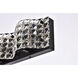 Ollie 4 Light 27 inch Black Bath Sconce Wall Light