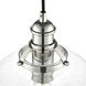 Khrisa 1 Light 10 inch Polished Nickel Indoor Pendant Ceiling Light
