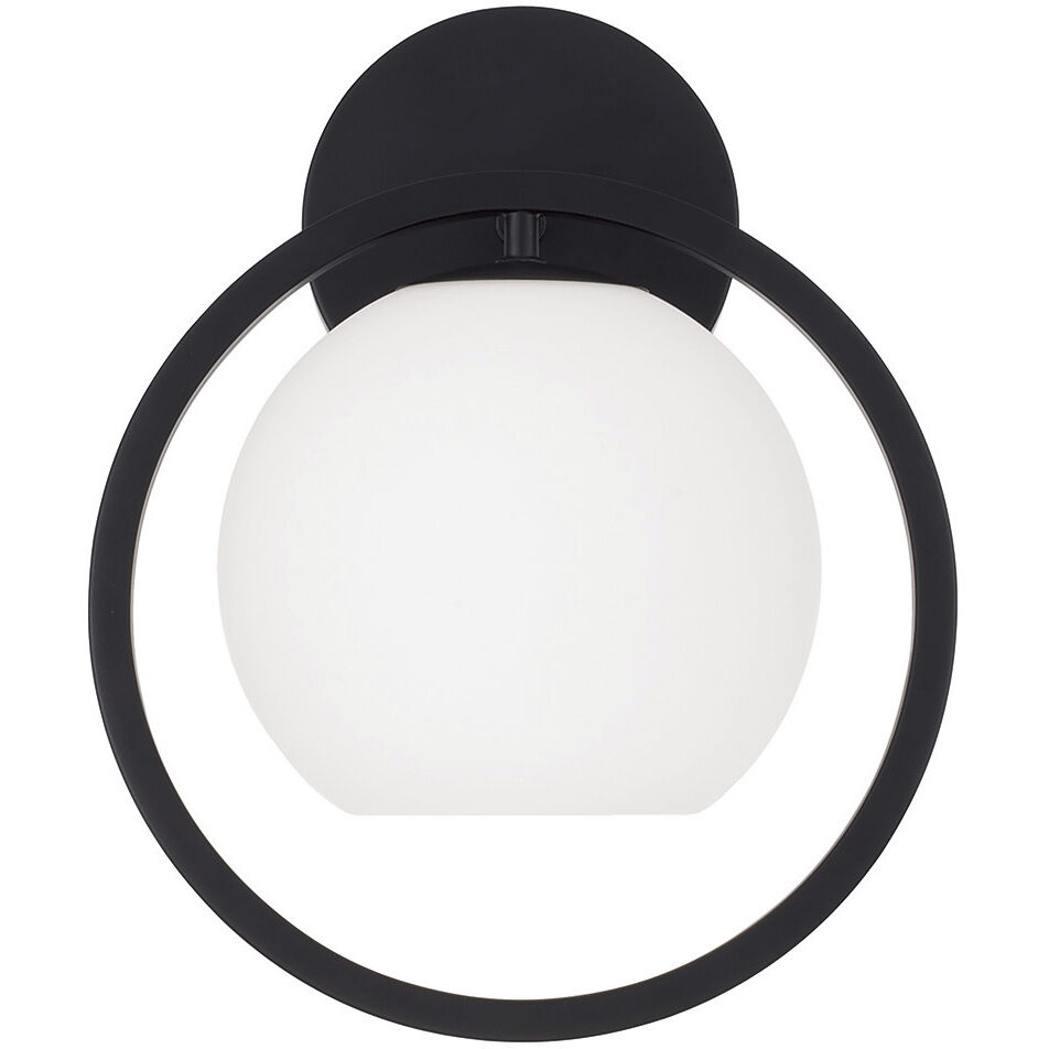 Zeek Sconce Wall Light in Matte Black