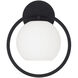Zeek Sconce Wall Light in Matte Black