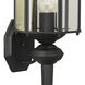 Brentwood 1 Light 25.75 inch Black Outdoor Wall Sconce