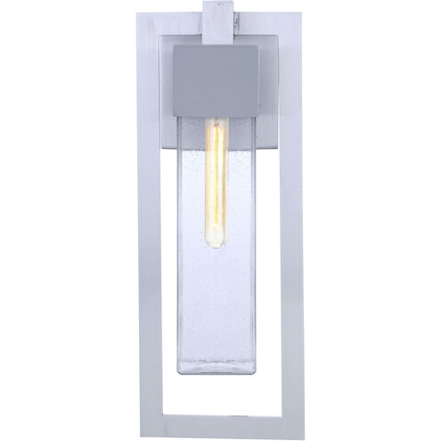 Perimeter Outdoor Wall Mount in Satin Aluminum, Large