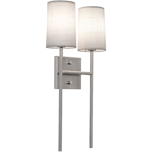 Rose LED 9.7 inch Satin Nickel ADA Sconce Wall Light