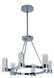 Sync LED 27.25 inch Polished Chrome Single-Tier Chandelier Ceiling Light