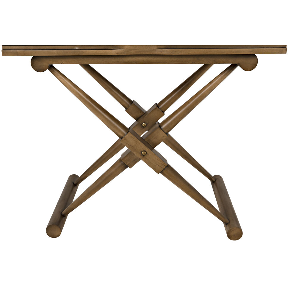 Zanta 28 X 28 inch Saddle Brown Side Table