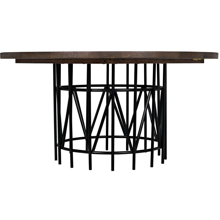 Silberman 60 X 60 inch Dark Walnut Dining Table