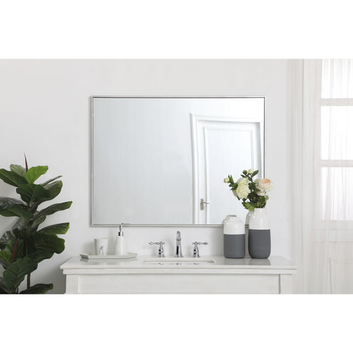 Monet 40 X 30 inch Silver Wall Mirror