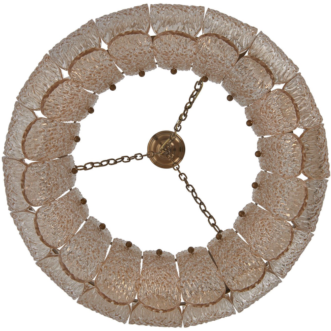 Camellia 6 Light 28 inch Winter Brass Pendant Ceiling Light