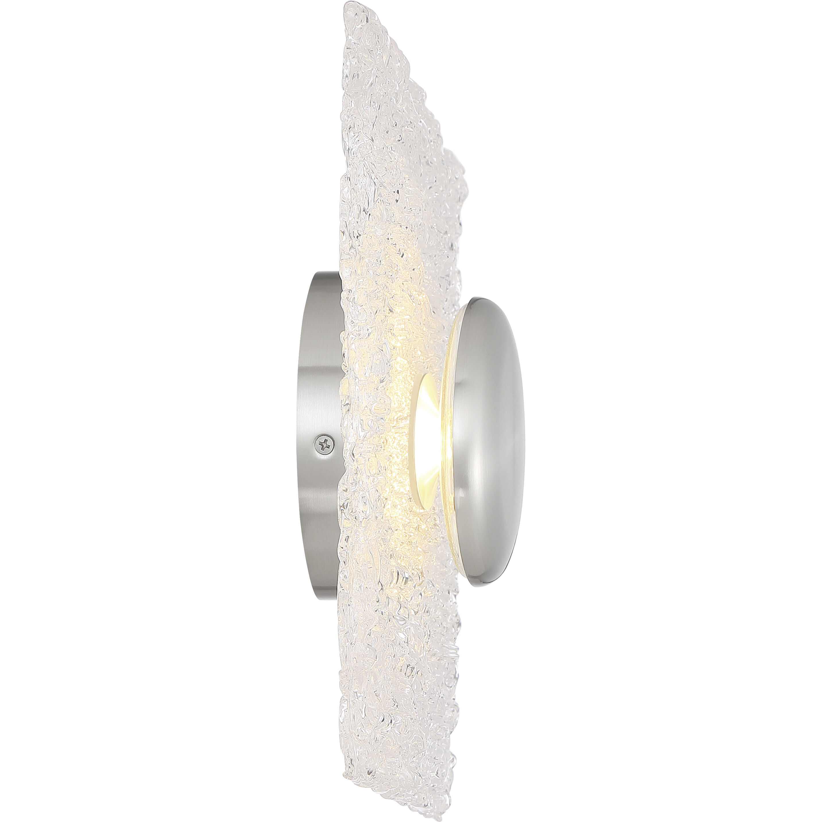 Riverbed LED 10.25 inch Polished Nickel Flush Mount Ceiling Light