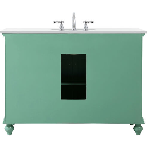 Otto 48 X 21 X 35 inch Vintage Mint Vanity Sink Set