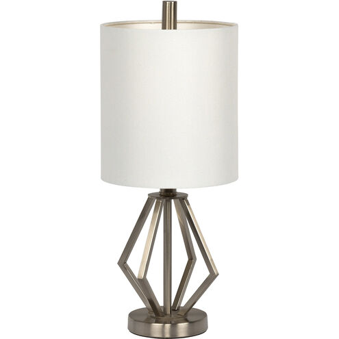 Bejamin 18.5 inch 60 watt Brushed Polished Nickel Table Lamp Portable Light