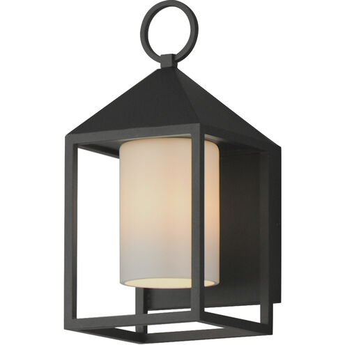 Aldous 1 Light 13.25 inch Black Outdoor Wall Mount