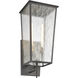 Marquis 2 Light 32 inch Matte Black and Chemical OZ Outdoor Wall Sconce