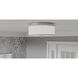 Blanche 3 Light 16 inch Brushed Nickel Flush Mount Ceiling Light, Medium