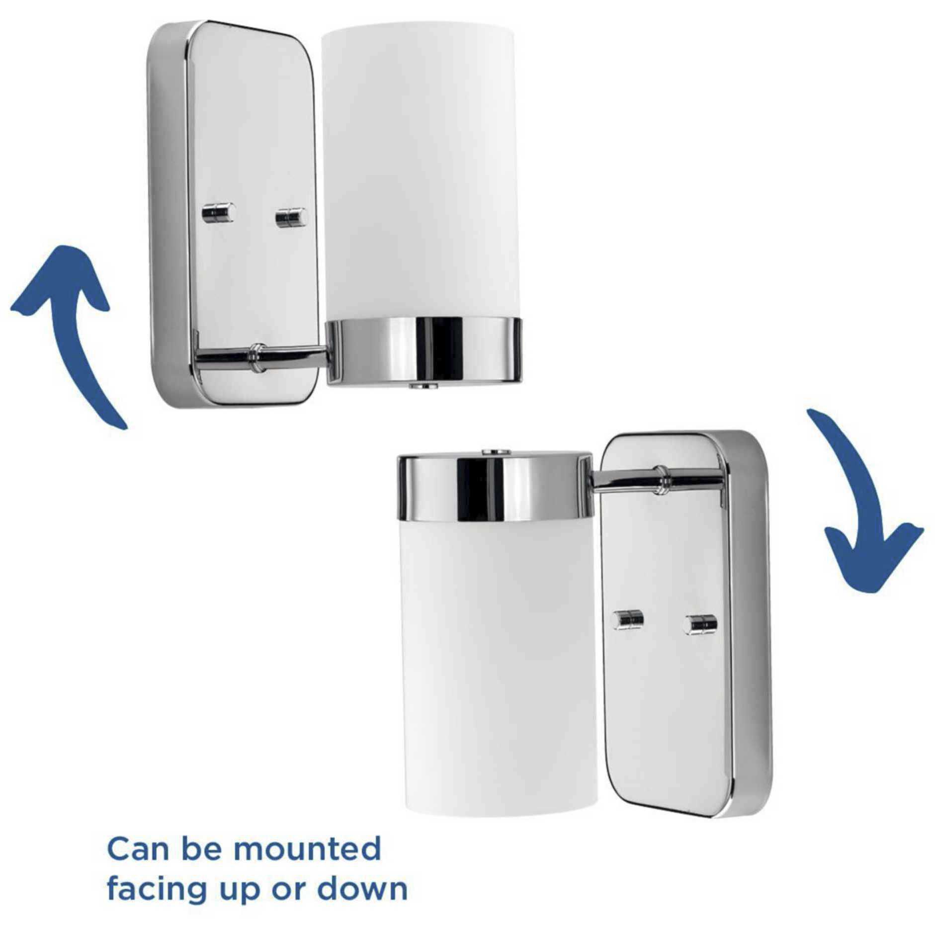 Elevate 1 Light 5 inch Polished Chrome Bath Vanity Wall Light, Design Series